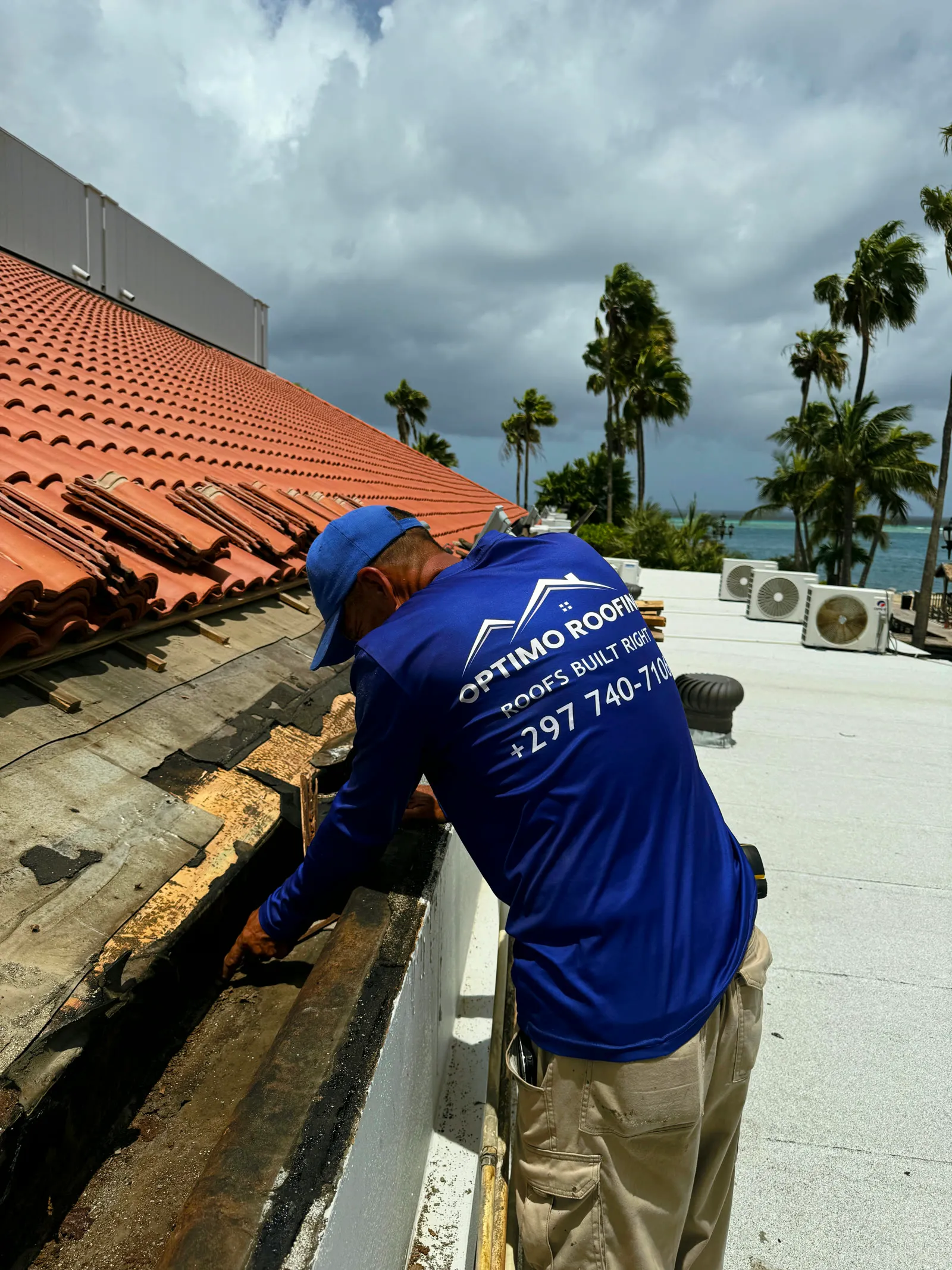 Roof Inspections & Maintenance project by Optimo Roofing in Aruba